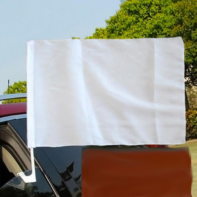 أعلام سيارة تسامي مزدوجة الجوانب من البوليستر أعلام نافذة السيارة المخصصة