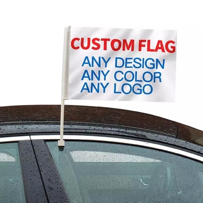 أعلام ديكور نافذة السيارة من البوليستر المخصص أعلام سيارة إنكلترا مخصصة
