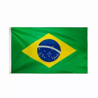 3X5ft علم دولة البرازيل 100٪ أعلام دول مخصصة من البوليستر