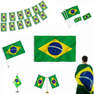 3X5ft علم دولة البرازيل 100٪ أعلام دول مخصصة من البوليستر